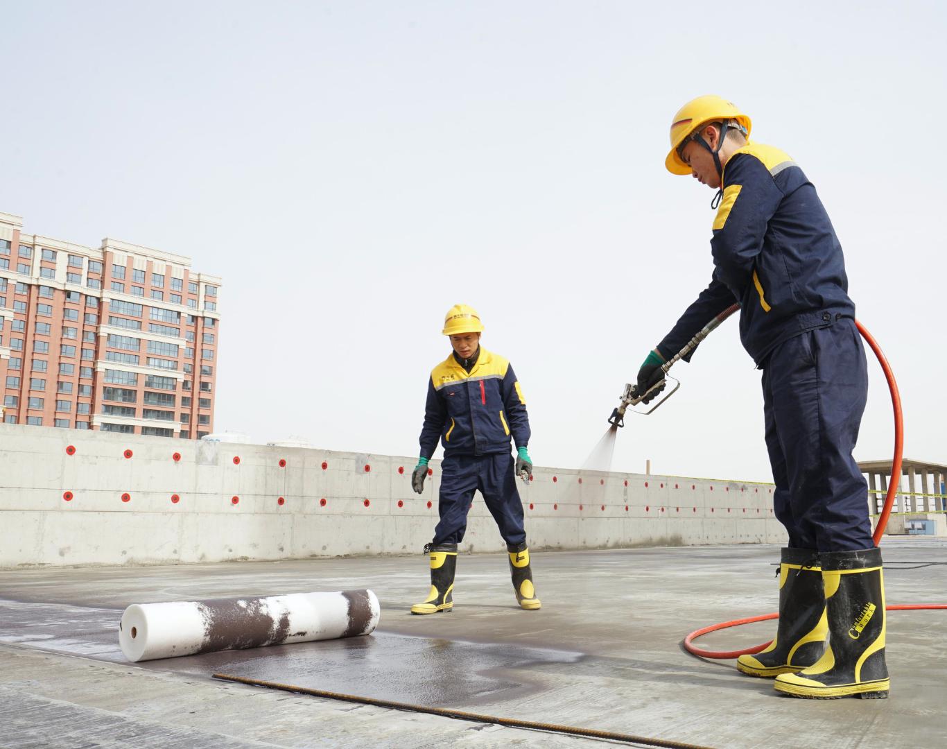 Commercial property project showing Strategic Commercial Roofing in Newark, DE