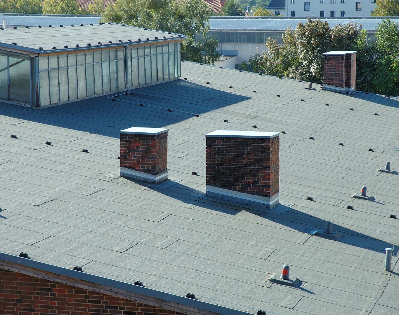 Professional commercial roofing service completed on a North East commercial facility
